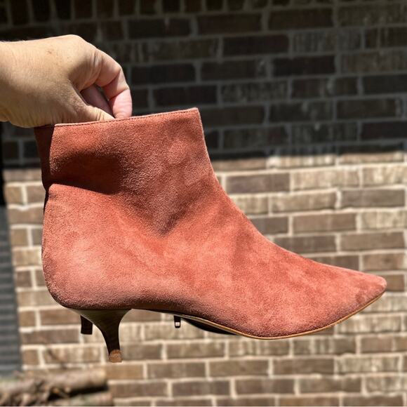 Club Monaco Tan Suede Ankle Boots - Picture 6 of 6